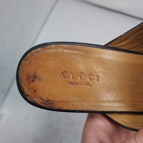 Gucci Black Horsebit Princetown Slide Mule - Picture 4 of 9